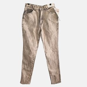 Vintage Paris Traffic Skinny Jeans Peach Acid Wash Ankle Zip NWT Women's Size 6